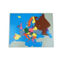 Puzle Eiropas Karte - Bez Rāmja