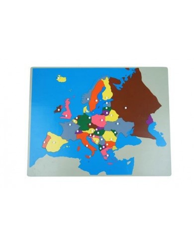 Puzle Eiropas Karte - Bez Rāmja