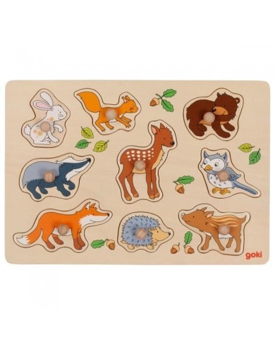 Goki Koka Puzle Forest Animals