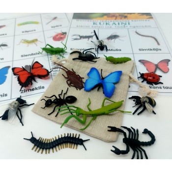 Card and Figure Set Little Creatures - OUWAKIDS