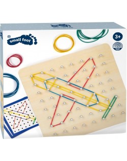 Koka Ģeometrijas Dēlītis/Geoboard - SMALL FOOT