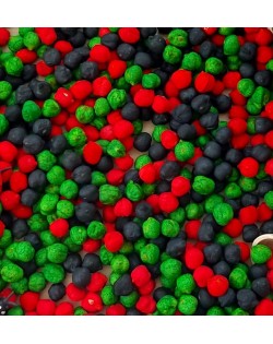 LADYBUG GARDEN, KRĀSOTU ZIRŅU MAISĪJUMS, SENSORO ROTAĻU MATERIĀLS, BĀZE - OUWAKIDS 