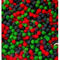 LADYBUG GARDEN, KRĀSOTU ZIRŅU MAISĪJUMS, SENSORO ROTAĻU MATERIĀLS, BĀZE - OUWAKIDS 