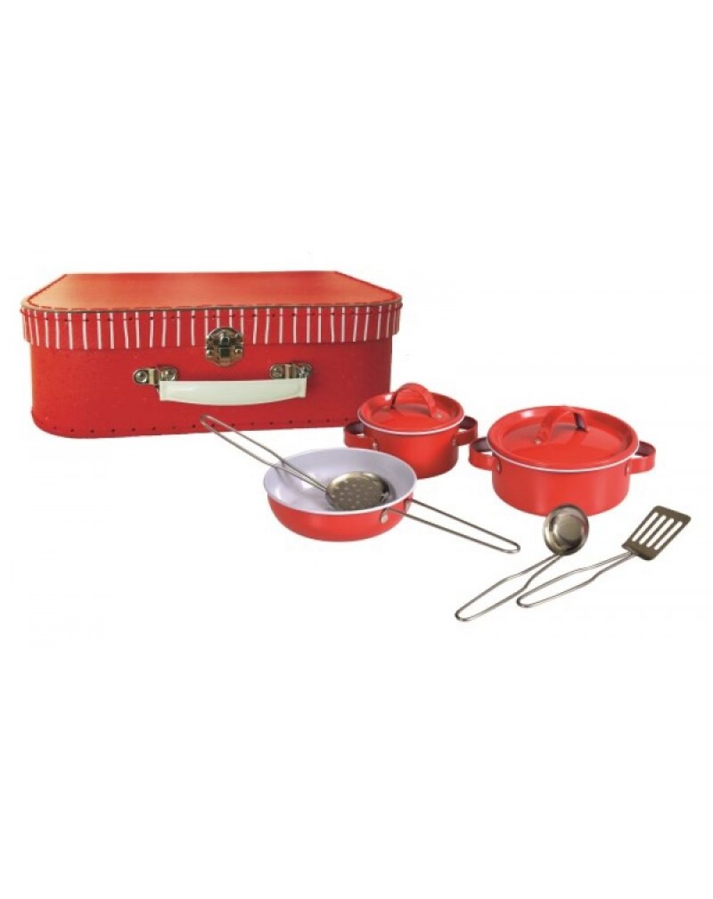 Sarkans Mazā Šefpavāra Komplekts Čemodānā - EGMONT TOYS