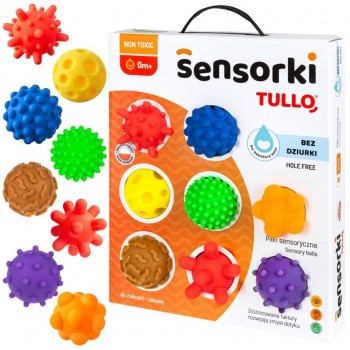 Sensory Balls, No Holes, 8 pcs. - TULLO