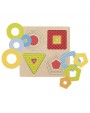 Slāņu Puzzle "Ģeometriskās Figūras" - GOKI