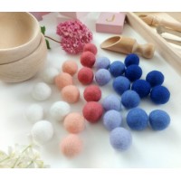 Vilnas Filca Bumbiņu Komplekts Spring Flowers 30 gab. Vilnas Filca Bumbiņu Komplekts Spring Flowers 30 gab.