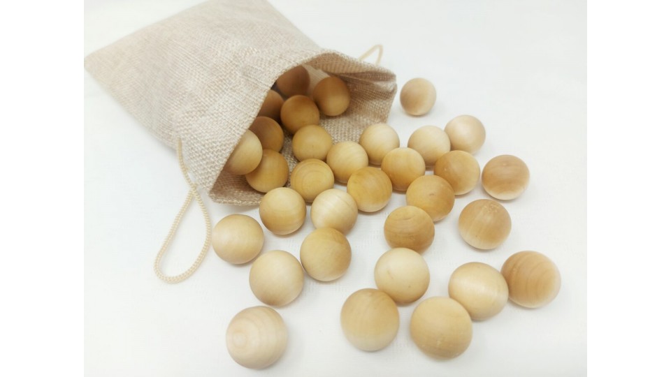 Koka Bumbiņas 40 gab. - OUWAKIDS