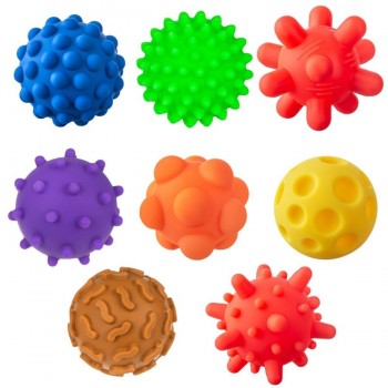 Sensory Balls, No Holes, 8 pcs. - TULLO