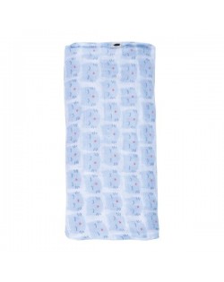 Maison Petit Jour® Muslina autiņš Blue Cats 120x120 cm