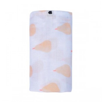 Maison Petit Jour® Muslina Autiņš Pink Pears 70x70 cm