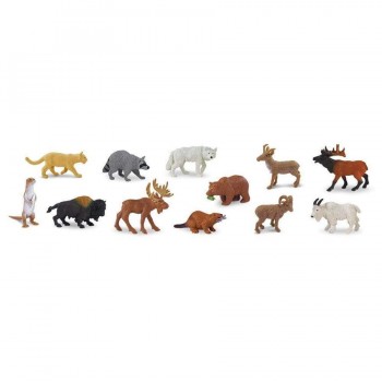 Animal Figurine Set North American Wildlife - SAFARI Ltd. Animal Figurine Set North American Wildlife - SAFARI Ltd.