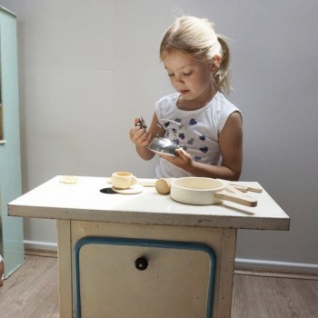 Natural Wooden Pan Set - EGMONT TOYS