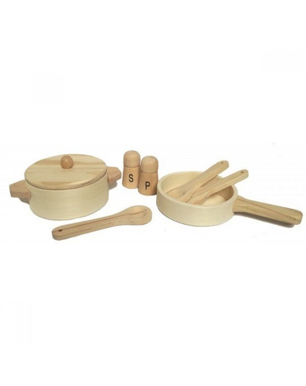 Dabīga Koka Pannu Komplekts - EGMONT TOYS