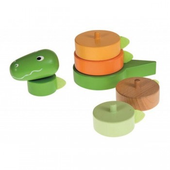 Wooden Tower, Dinosaur Arthur - EGMONT TOYS Wooden Tower, Dinosaur Arthur - EGMONT TOYS