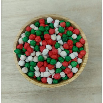 IN THE CHRISTMAS, KRĀSOTU ZIRŅU MAISĪJUMS, SENSORO ROTAĻU MATERIĀLS, BĀZE - OUWAKIDS