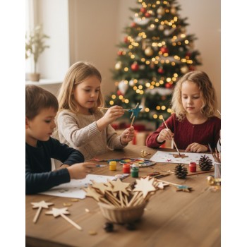 DEKORS ZVAIGZNE UZ KOCIŅA - OUWAKIDS