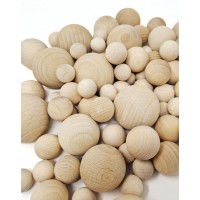 Koka Bumbiņas, Dažādi Izmēri - OUWAKIDS