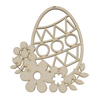 Wooden Decor Easter Egg Spring - OUWAKIDS