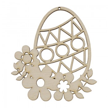 Wooden Decor Easter Egg Spring - OUWAKIDS