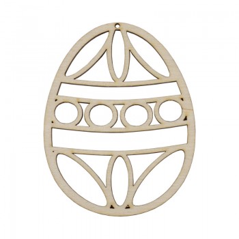 Wooden Decor Easter Egg Ornament - OUWAKIDS