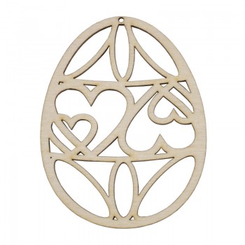 Wooden Decor Easter Egg Hearts - OUWAKIDS
