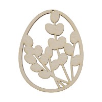 Wooden Decor Easter Egg Pussy Willows - OUWAKIDS