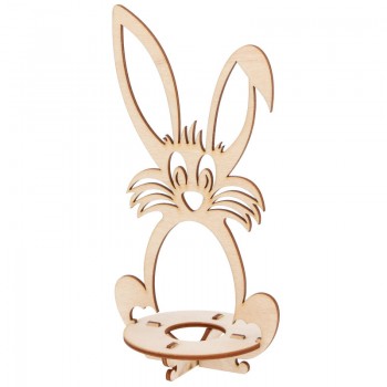 Wooden Decor Egg Holder Easter Bunny - OUWAKIDS
