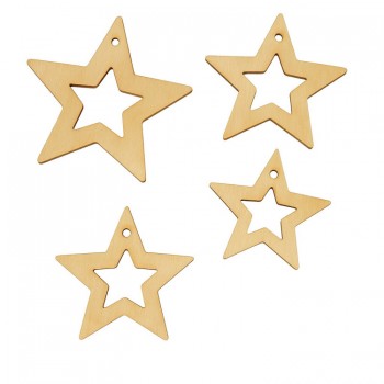 KOKA ZVAIGZNE DEKORS 5 CM - OUWAKIDS KOKA ZVAIGZNE DEKORS 5 CM - OUWAKIDS