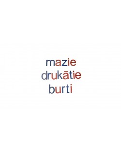 MAZIE DRUKĀTIE BURTI KUSTĪGAIS ALFABĒTS