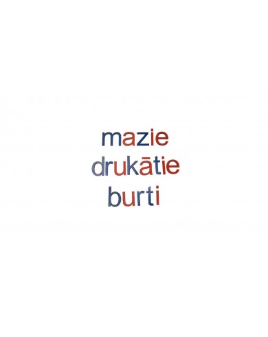 MAZIE DRUKĀTIE BURTI KUSTĪGAIS ALFABĒTS