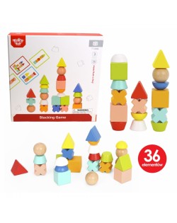 Koka Klucīšu Spēle Ar Uzdevumiem - TOOKY TOY