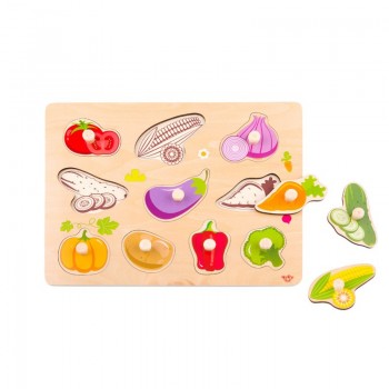 Wooden Puzzle Vegetables - TOOKY TOY