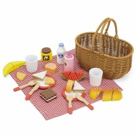 Picnic Set in Wicker Basket - VIGA