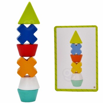 Wooden Block Game with Tasks - TOOKY TOY