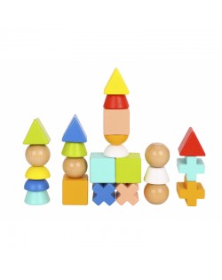 Koka Klucīšu Spēle Ar Uzdevumiem - TOOKY TOY