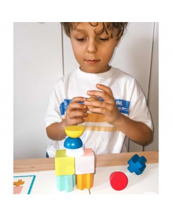 Koka Klucīšu Spēle Ar Uzdevumiem - TOOKY TOY