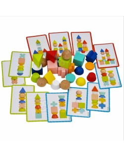 Koka Klucīšu Spēle Ar Uzdevumiem - TOOKY TOY