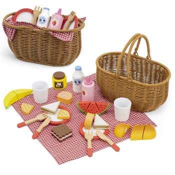 Picnic Set in Wicker Basket - VIGA