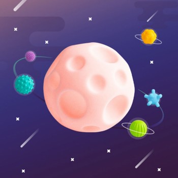 Sensorās Bumbiņas 6 gab. - WOOPIE