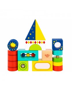 Sensorie Koka Klucīši 12 gab. - TOOKY TOY