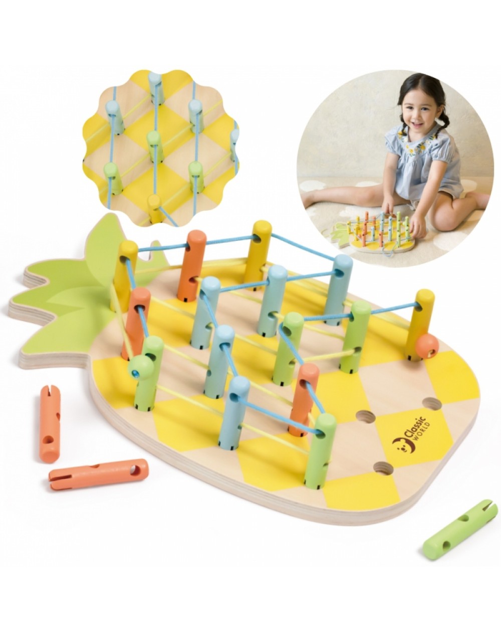 Vēršanas Spēle Pinapple 21 gab. - CLASSIC WORLD Vēršanas Spēle Pinapple 21 gab. - CLASSIC WORLD