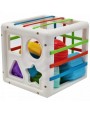 Sensorais Šķirošanas Kubs Krāsainas Formas 11 gab. - WOOPIE