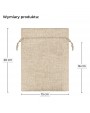 Džutas Auduma Maisiņš 15 x 20 cm 