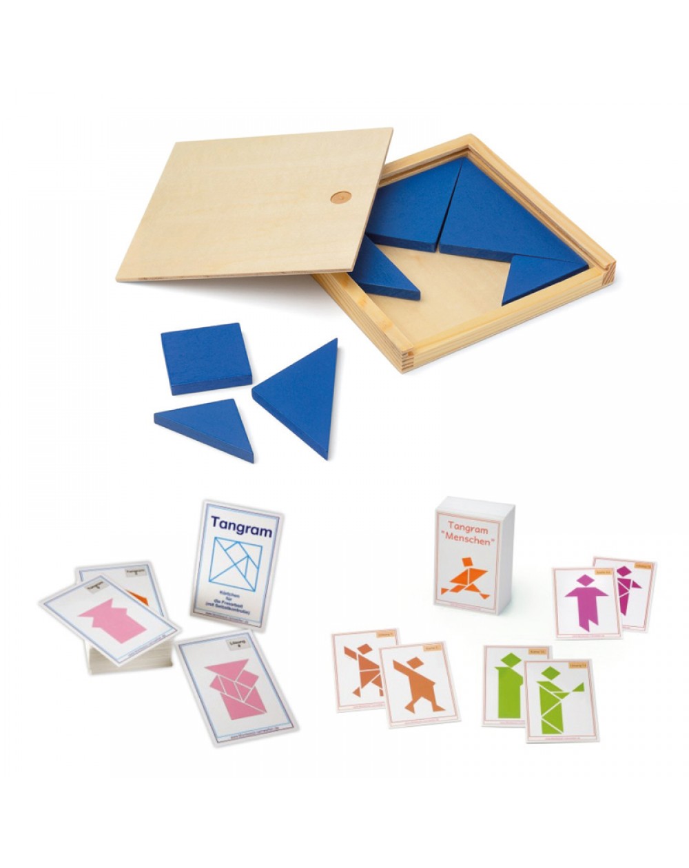 Koka Tangram Un 91 Darba Kartītes Koka Tangram Un 91 Darba Kartītes