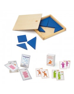 Koka Tangram Un 91 Darba Kartītes Koka Tangram Un 91 Darba Kartītes