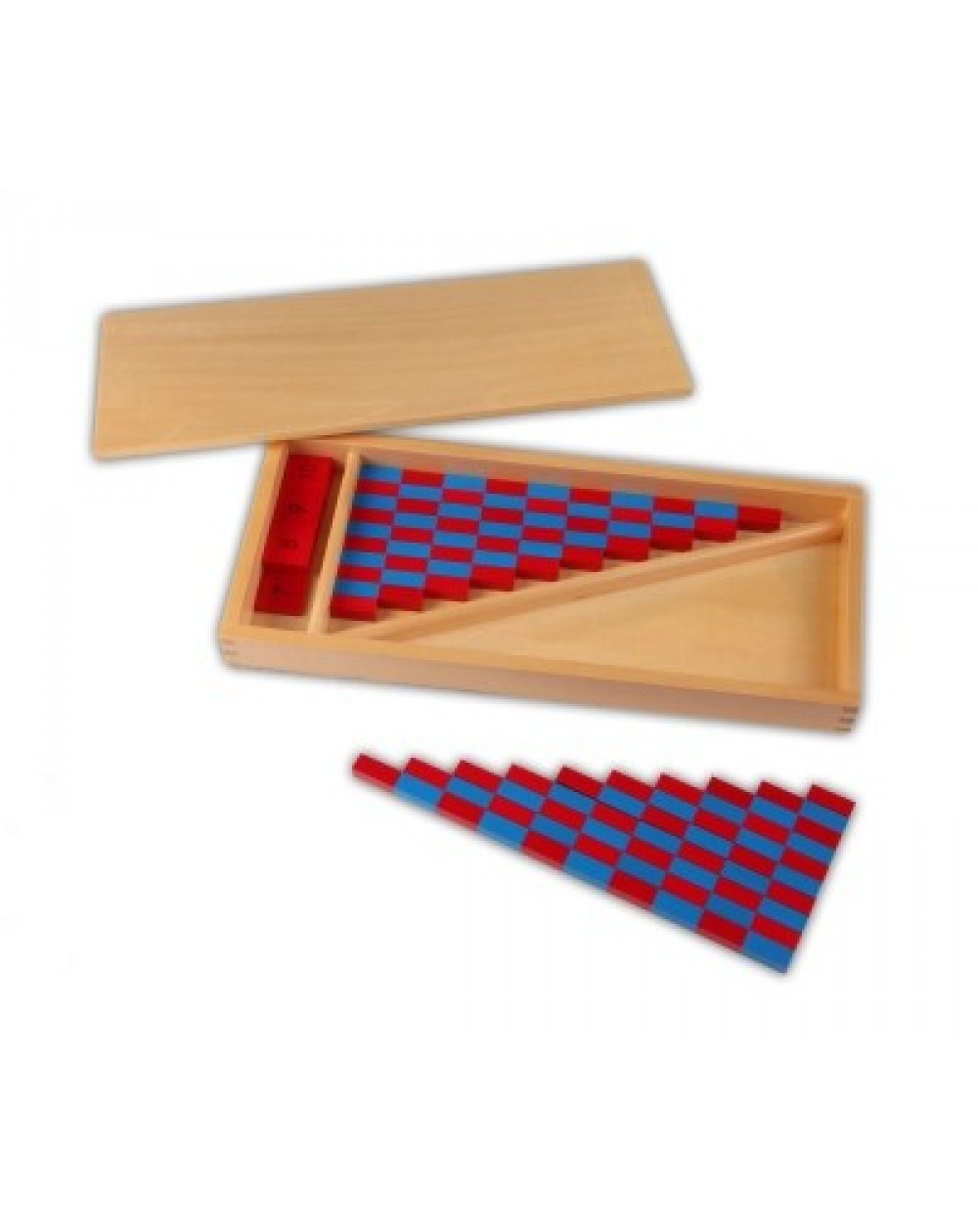 Montessori Koka Stieņi Un Skaitļi