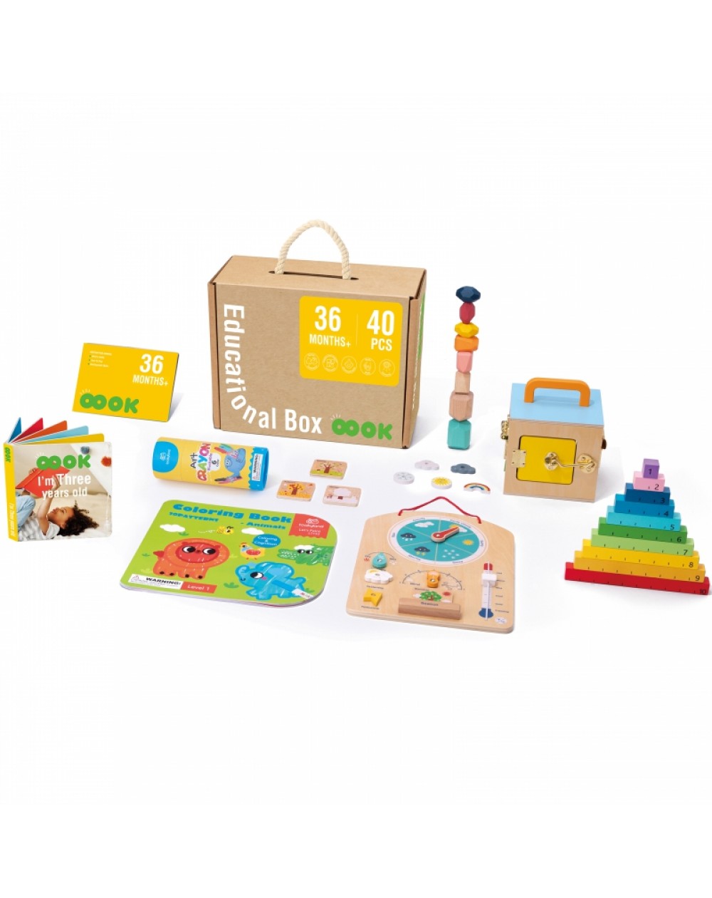 Izglītojošs Rotaļlietu Komplekts No 36 Mēnešiem - TOOKY TOY