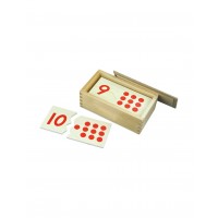 Puzle Skaitļi Un Punkti Koka Kastītē - OUWAKIDS