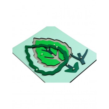 Puzle Lielā Lapa - OUWAKIDS